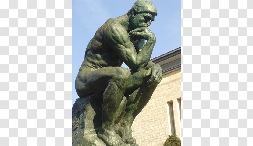 The Thinker Musée Rodin Modern Sculpture Statue - Art - Thinking Man Transparent PNG