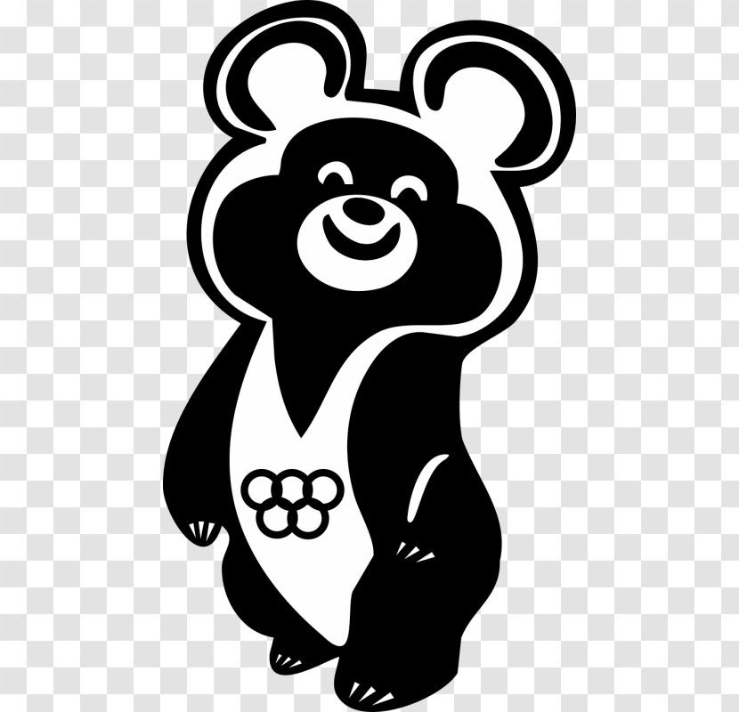 1980 Summer Olympics Olympic Games Misha Logo 1968 - Tree - Russian Bear Transparent PNG