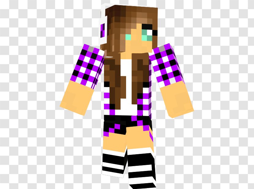 Minecraft: Pocket Edition Video Game Mod Brown Hair - Cartoon - Skin Transparent PNG