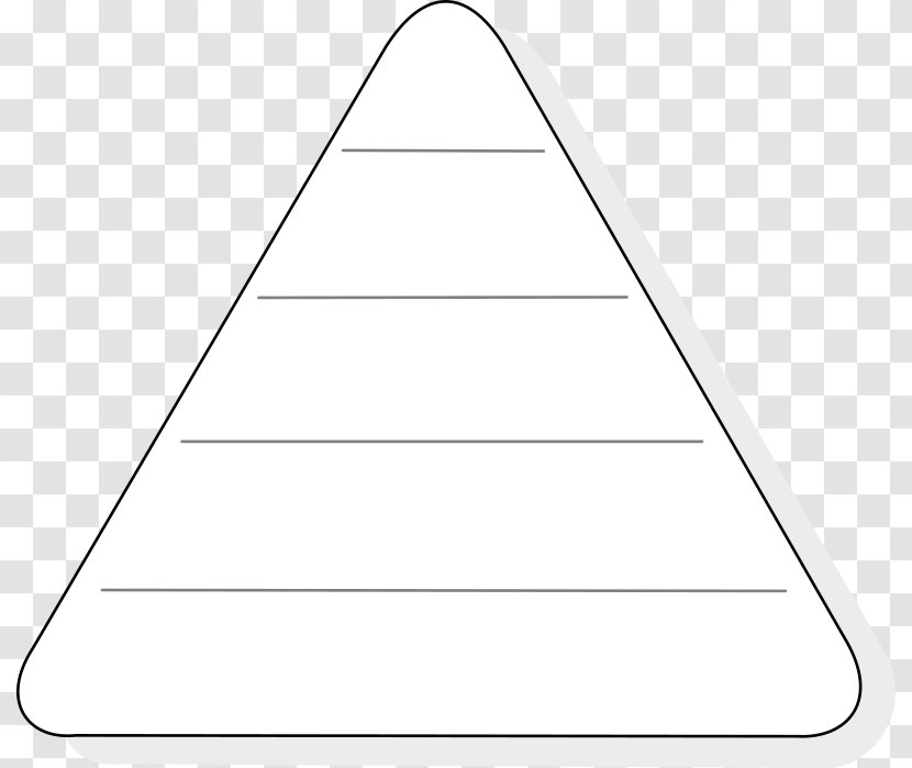 Triangle Area Rectangle - White - Pyramid Transparent PNG