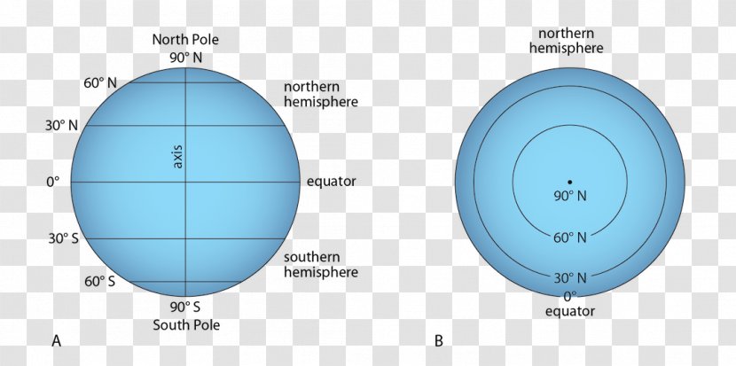 Globe Earth North Pole Equator Latitude - Geographic Coordinate System Transparent PNG