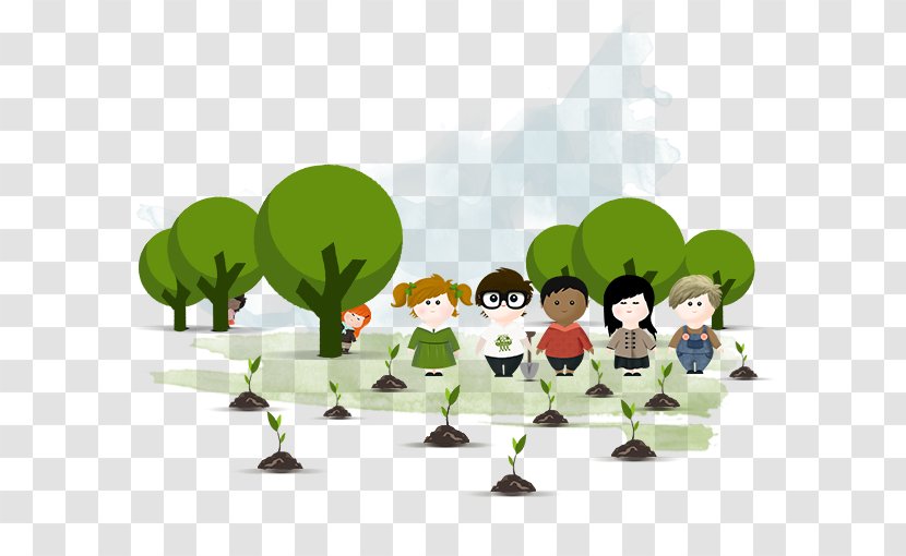Plant-for-the-Planet Tree Text - Cartoon Transparent PNG