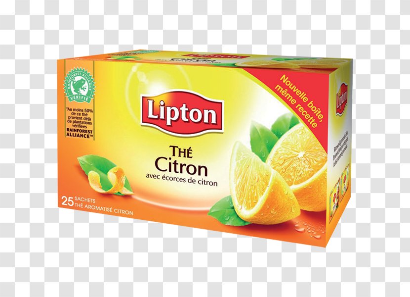 Lime Iced Tea Lemon Lipton Transparent PNG