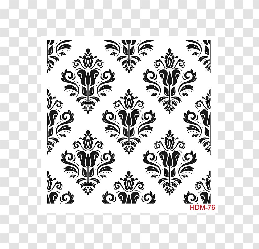 Stencil Art Pattern - Black And White - Design Transparent PNG