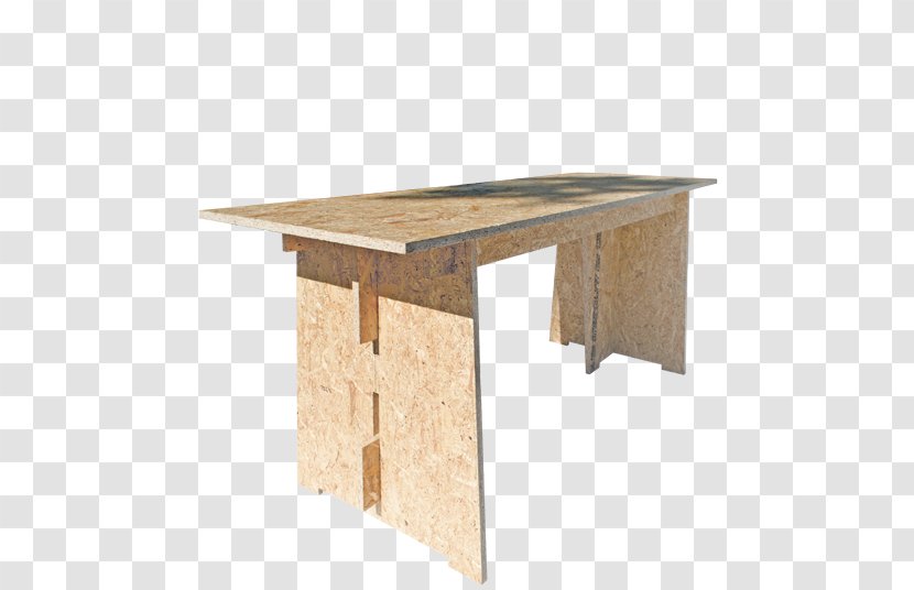 Table Oriented Strand Board Plywood Desk - Floor - Work Transparent PNG