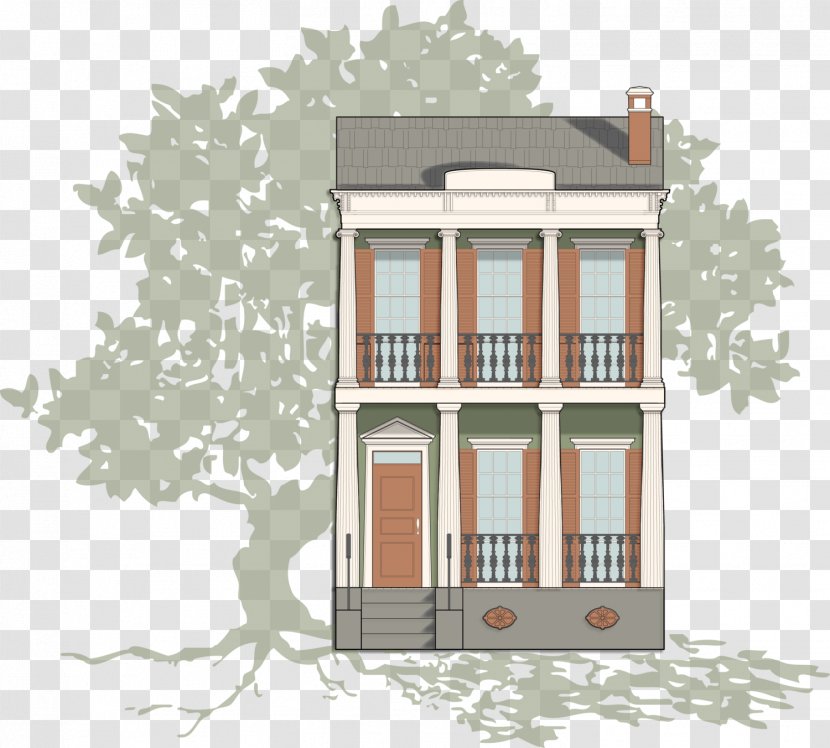 Real Estate Background - Louisiana - Window Transparent PNG