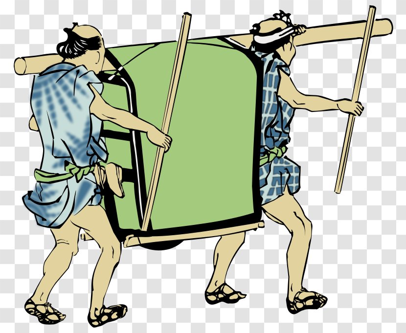 Litter Palanquin Bearers Vehicle Poetry - Joint - Coal Miner Clipart Transparent PNG
