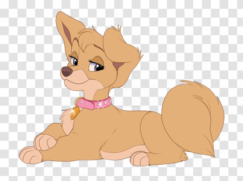 Puppy The Tramp Scamp Fan Art Drawing - Digital Transparent PNG