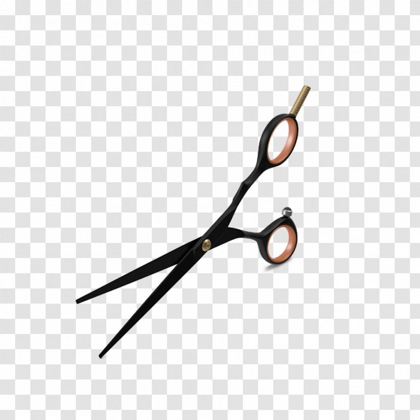 Scissors Hair-cutting Shears Barber Hairdresser - Haircutting - Open Transparent PNG