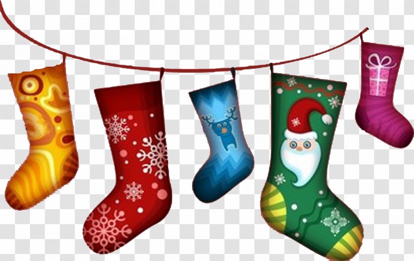 Christmas Stockings Sock Clip Art - Socks Transparent PNG