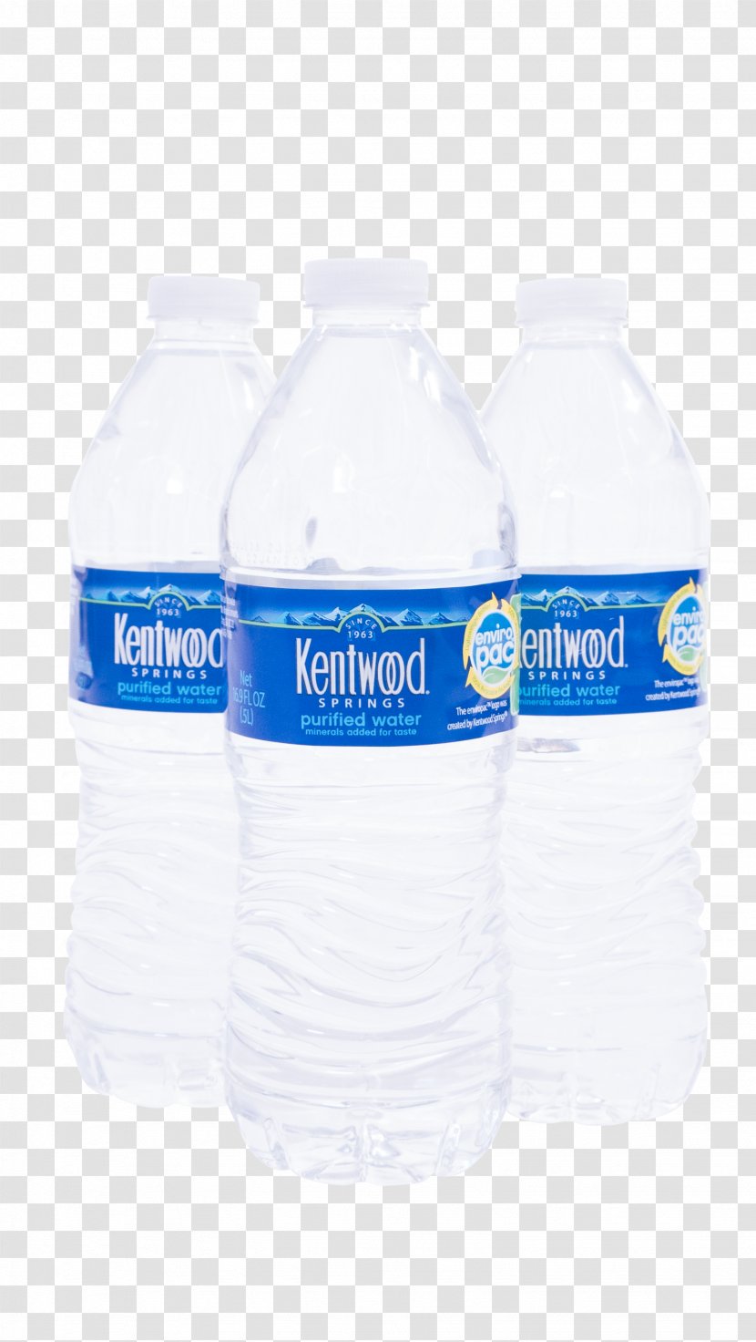 Bottled Water Distilled Bottles - Bottle - Mineral Transparent PNG