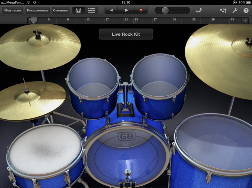 IPad 2 Mini IPod Touch GarageBand - Watercolor - Drums Transparent PNG