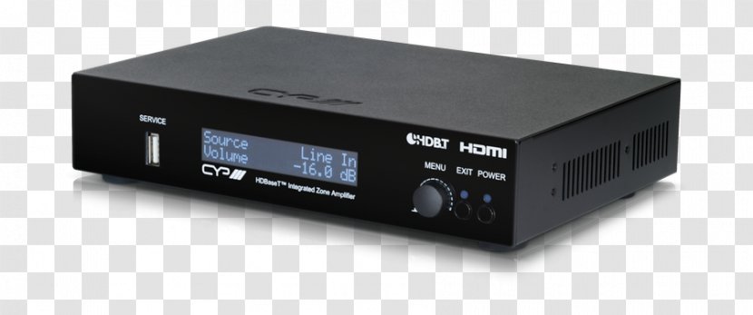 AV Receiver Radio HDBaseT HDMI Amplifier - Electronics Accessory - Av Transparent PNG