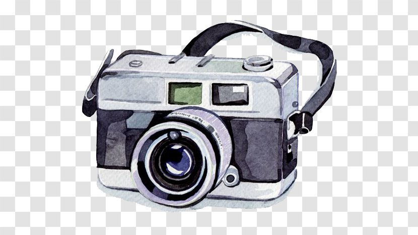 Watercolor Painting Camera Photography Illustration Transparent PNG