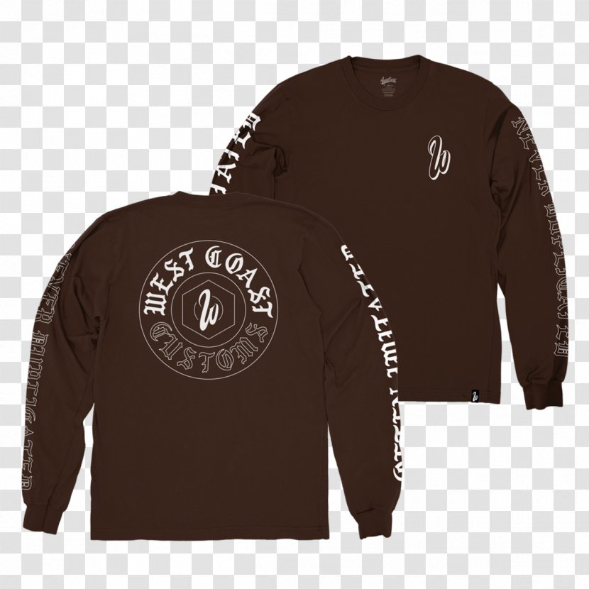 Hoodie Long-sleeved T-shirt Clothing - Long Sleeved T Shirt - West Coast Customs Transparent PNG