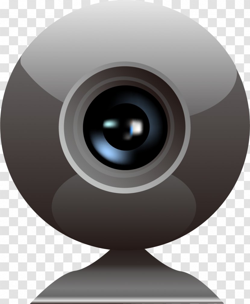 Webcam Camera Lens Clip Art - Vector Transparent PNG