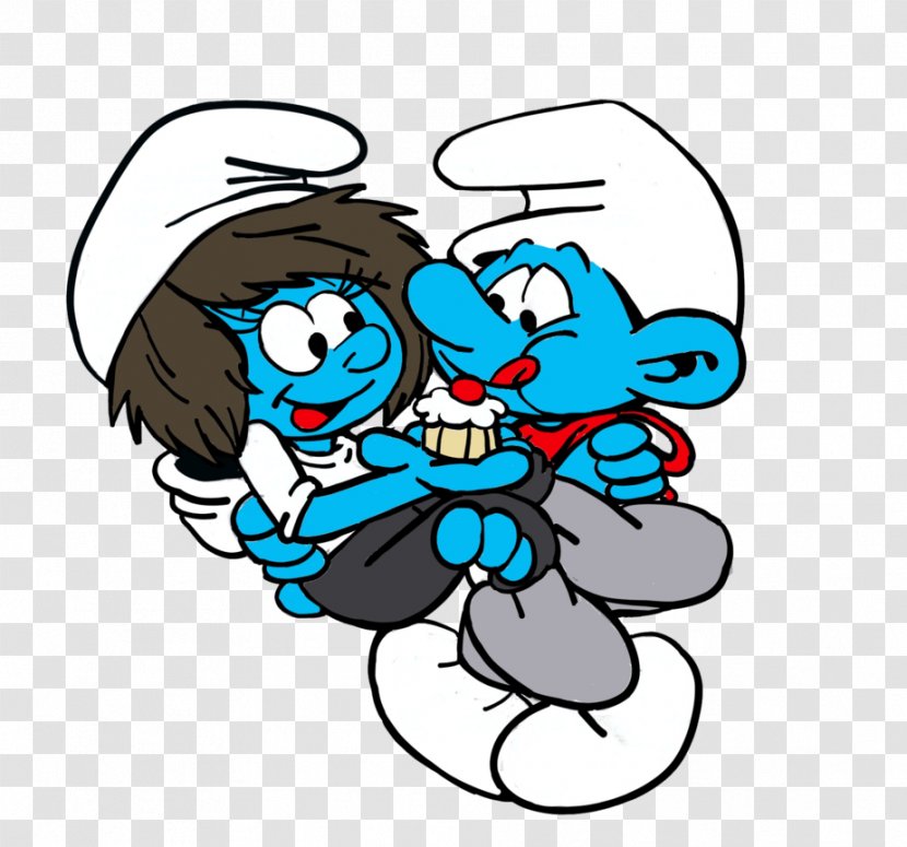 Smurfette The Smurfs Character Material - Heart Transparent PNG