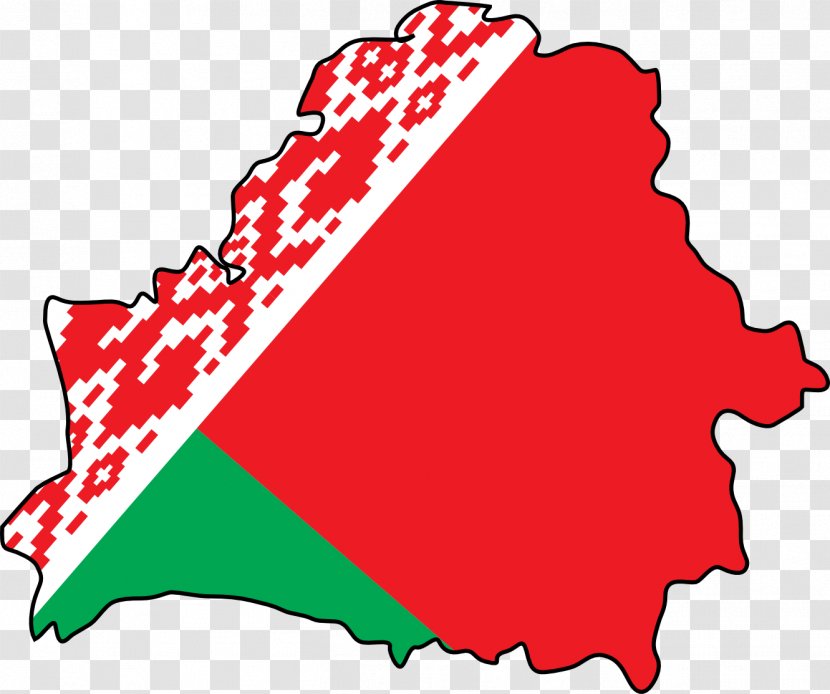Flag Of Belarus Map National Transparent PNG