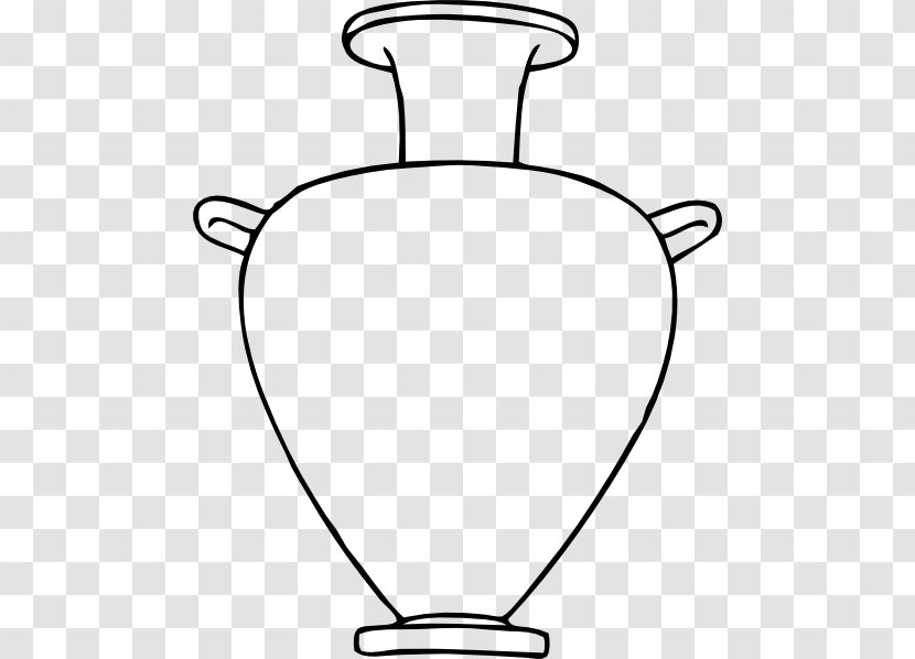 Ancient Greece Vase Ceramic Clip Art - Coloring Book - Greek Template Transparent PNG