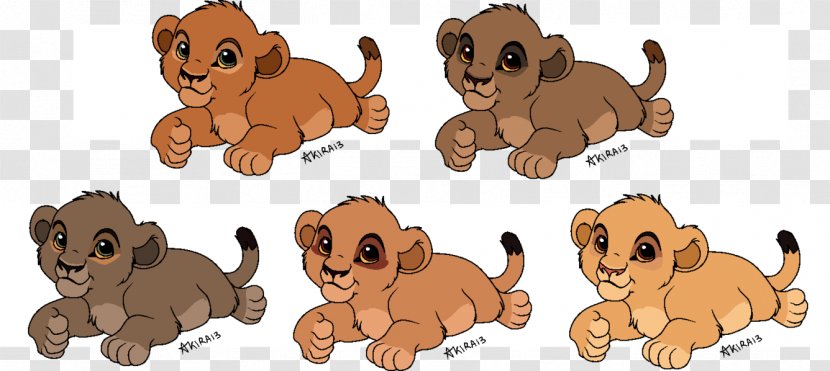 Lion Nala Simba Nuka Scar - Big Cats - King Transparent PNG