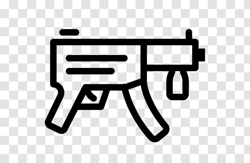 Submachine Gun Firearm Clip Art - Cartoon - Machine Transparent PNG
