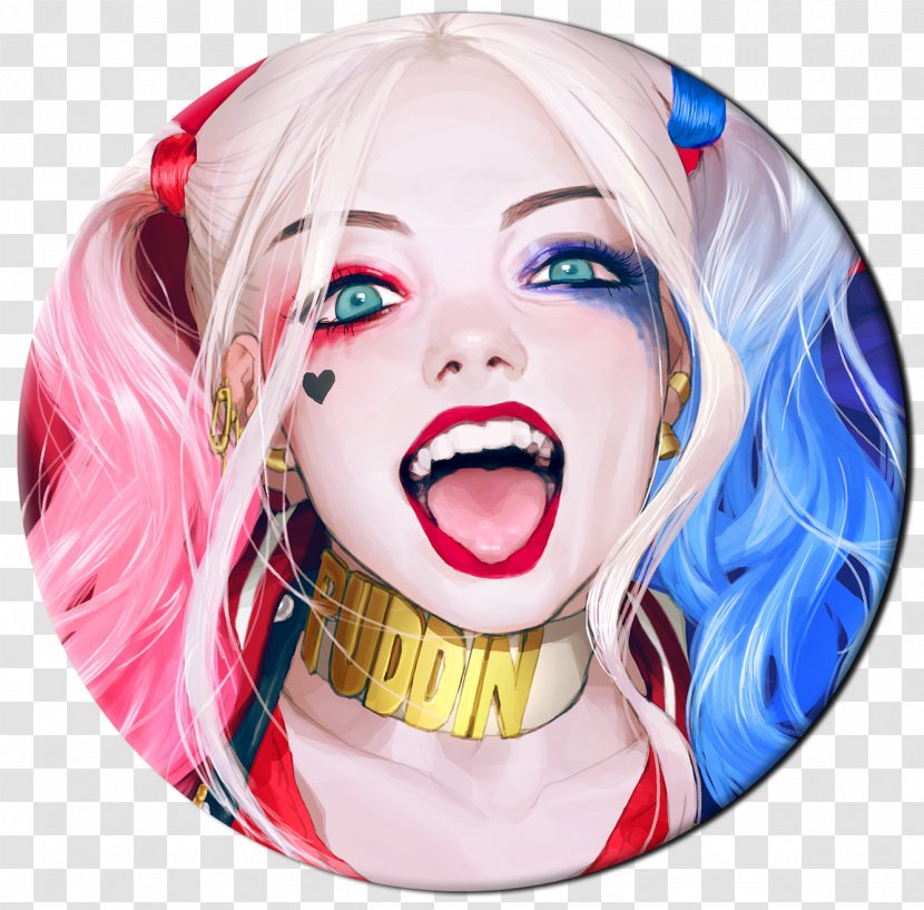 Margot Robbie Harley Quinn Joker Batman Suicide Squad - Smile Transparent PNG