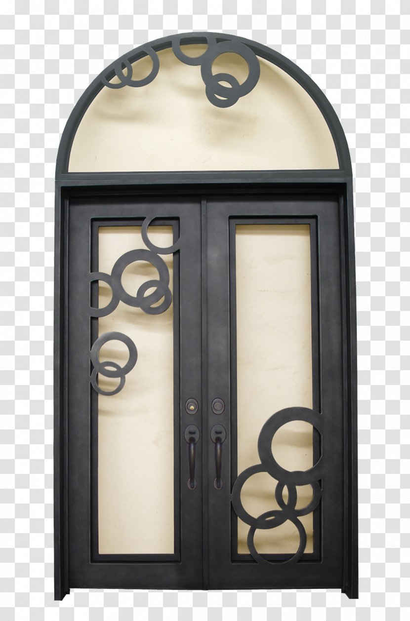 Sconce - Light Fixture - Europeanstyle Iron Door Transparent PNG