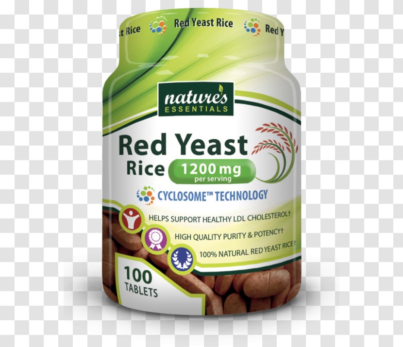 Dietary Supplement Tablet Capsule Vitamin - Red Yeast Rice Transparent PNG
