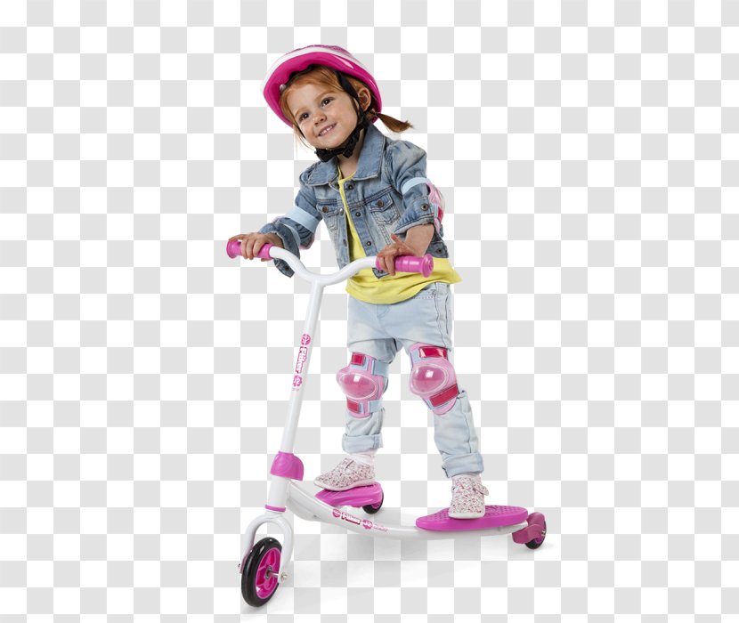 Kick Scooter Bicycle Child Wheel - Roller Skates - Pink Series Transparent PNG