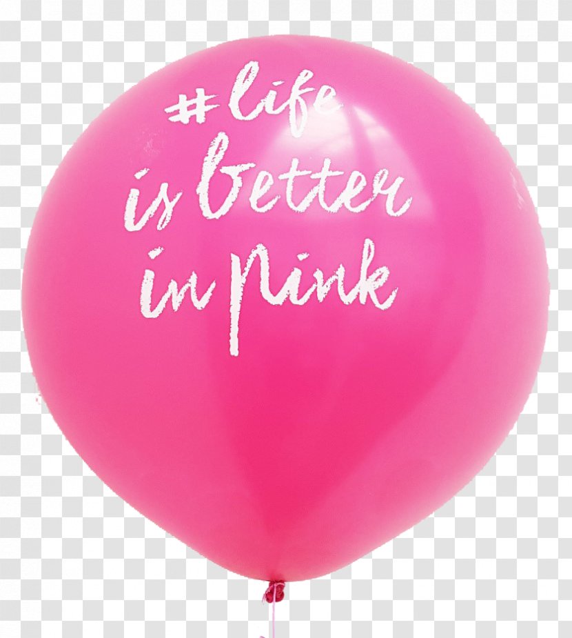 Pink M Balloon RTV Transparent PNG