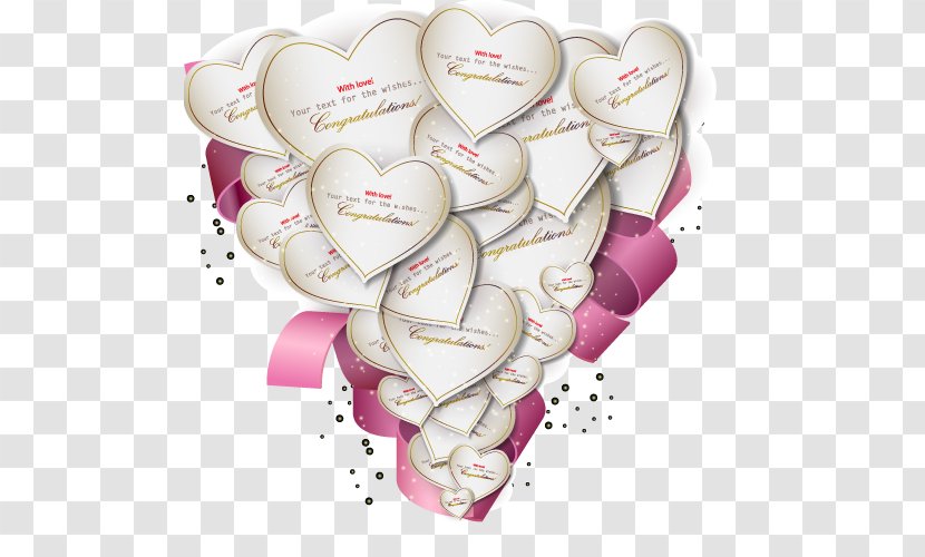 Heart Valentines Day - Greeting Card - Gift Transparent PNG