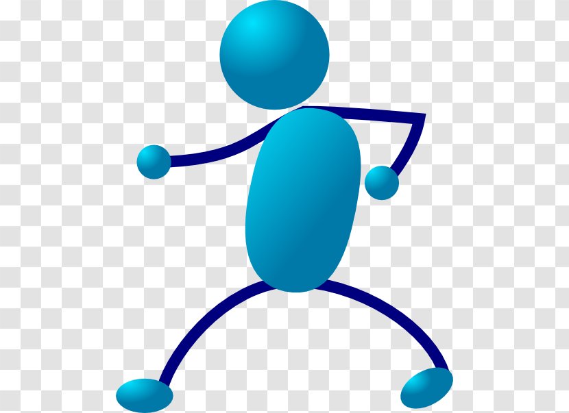 Stick Figure Royalty-free Clip Art - Blue - Stickman Cliparts Transparent PNG