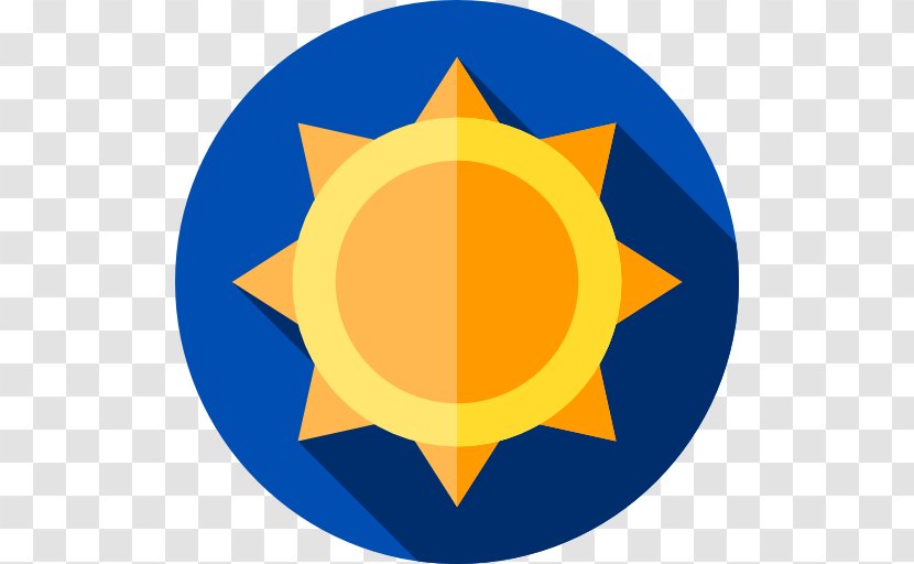Sun Flat - Symmetry - Yellow Transparent PNG