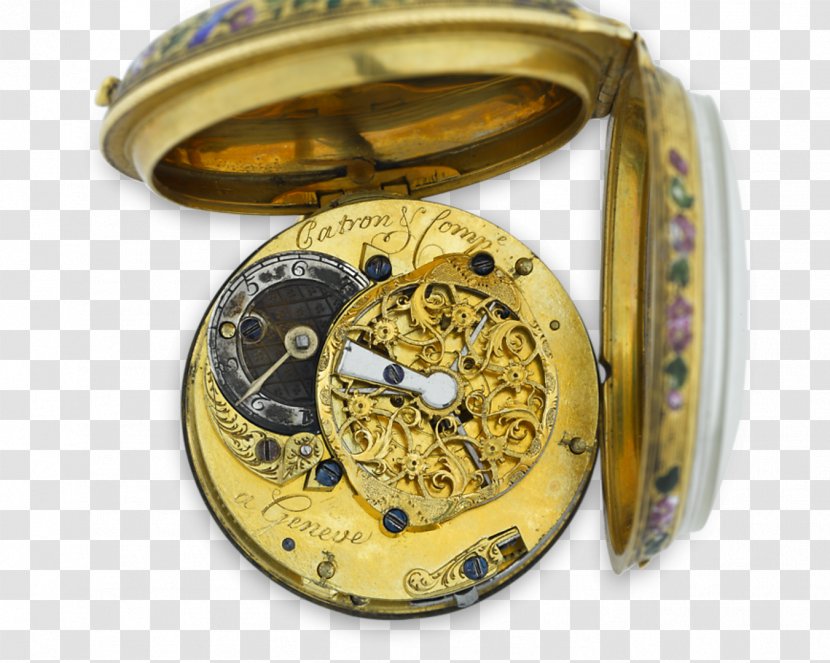 M.S. Rau Antiques Pocket Watch Gold - Cartoon Transparent PNG