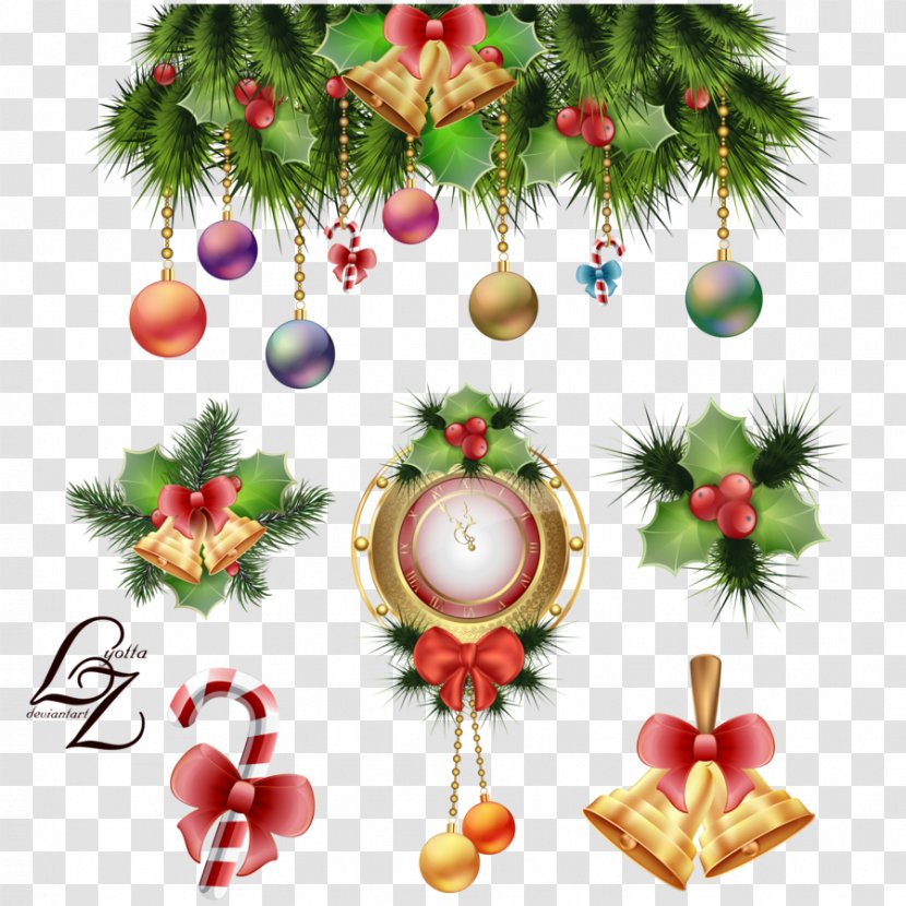 Christmas Decoration Garland Tree Ornament - Buckle-free Material Transparent PNG