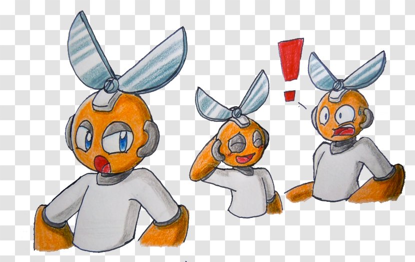 Artist Drawing Mega Man - Rabbit Transparent PNG