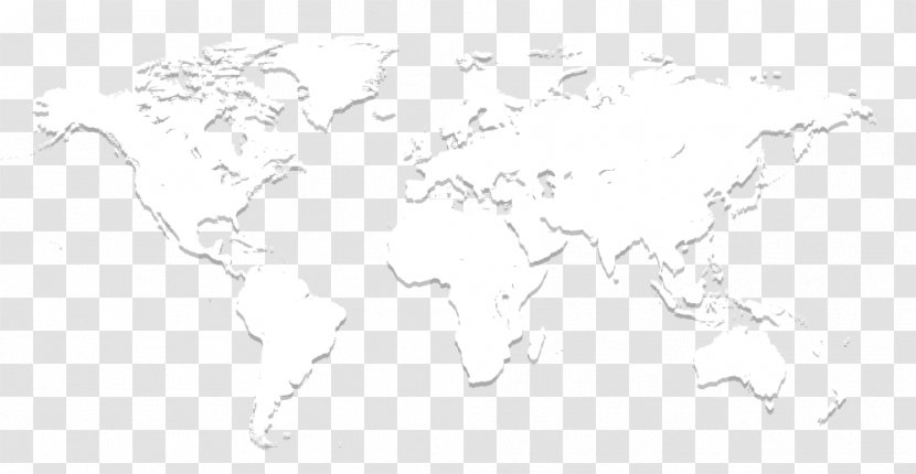 Line Art White Point Sketch - Map Transparent PNG