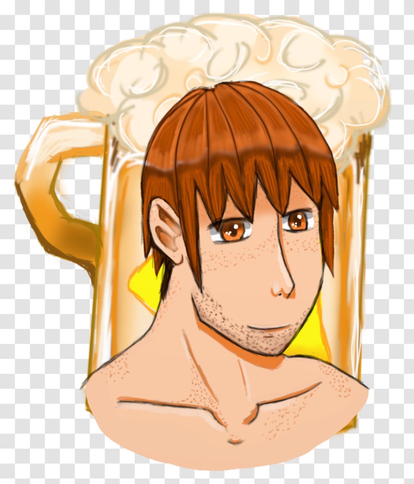 Face Cheek Arm Drawing Forehead - Flower - Beer Ad Transparent PNG