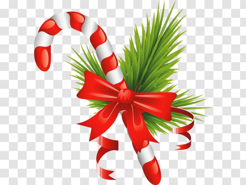 Candy Cane Christmas Ornament Walking Stick Transparent PNG