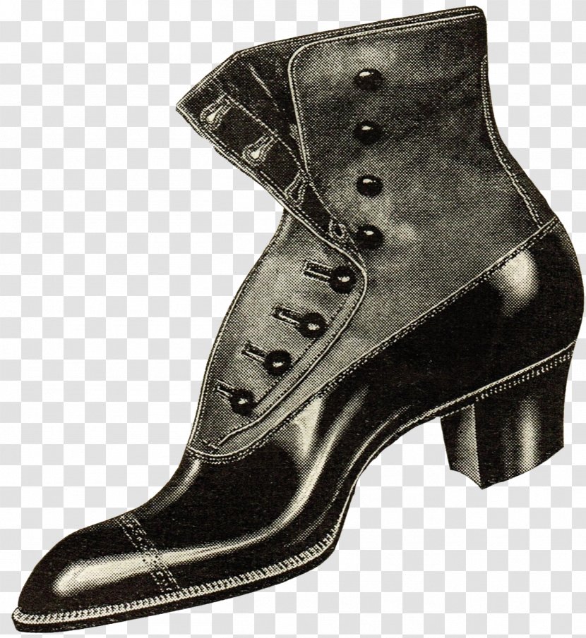 Shoe Vintage Clothing Boot - Dress Transparent PNG