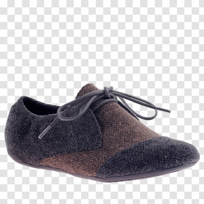 Slip-on Shoe Suede Oxford Charcoal - Walking - Wanted Shoes For Women Transparent PNG