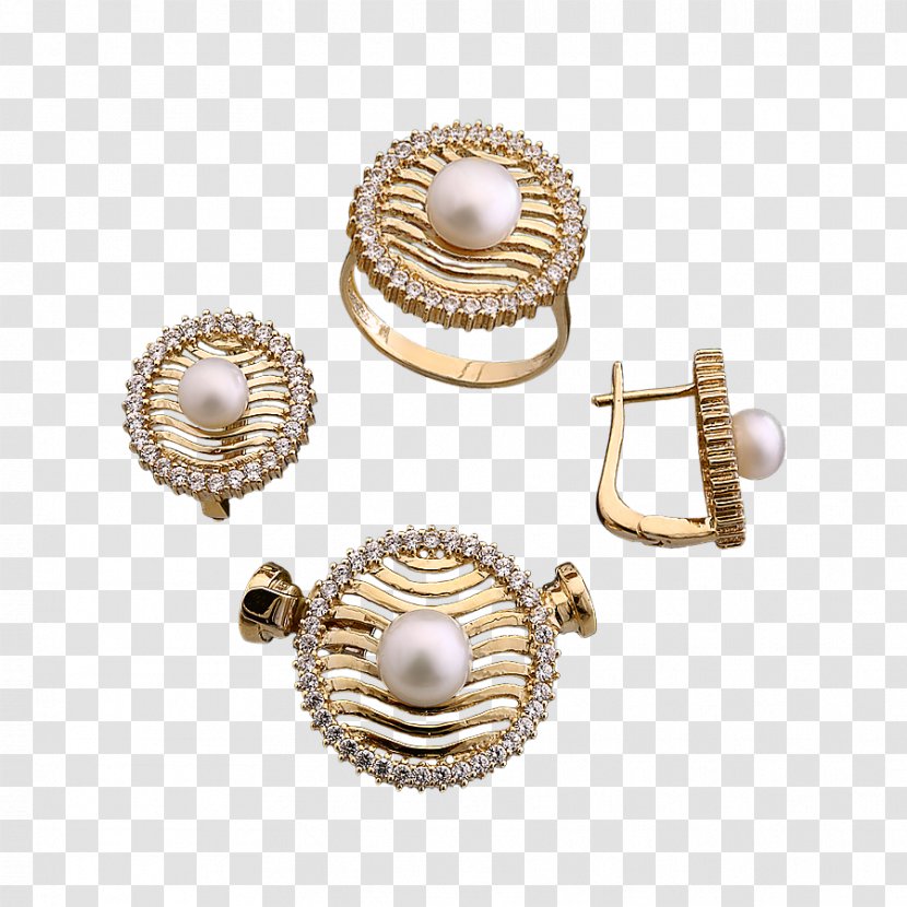 Pearl Earring Body Jewellery - Jewelry Making Transparent PNG