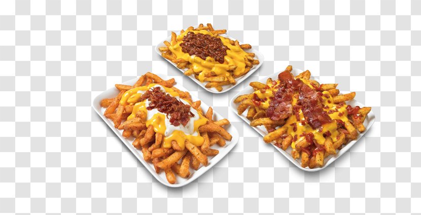 Cuisine Of The United States Checkers And Rally's Cheese Fries French Chili Con Carne - Side Dish Transparent PNG