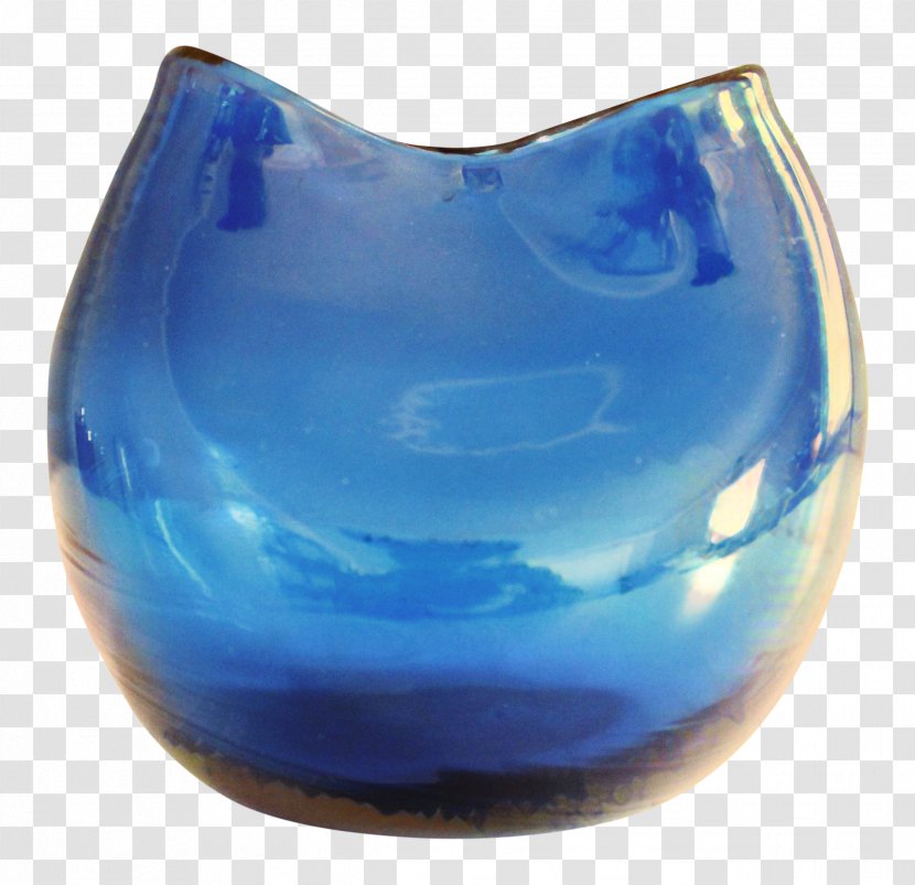 Cobalt Blue - Vase - Paperweight Electric Transparent PNG