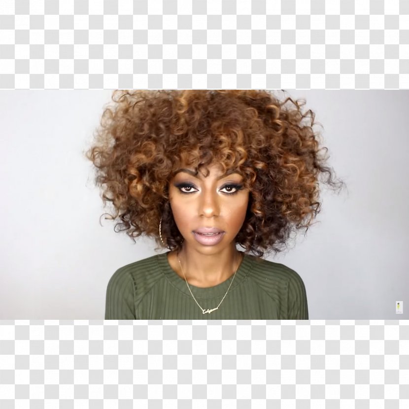 Wig Hairstyle Ringlet Afro - Hair Transparent PNG