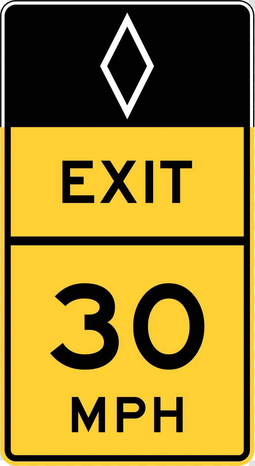 Speed Sign Traffic United States Advisory Limit - Road Transparent PNG