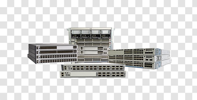 Cisco Catalyst Systems Network Switch Nexus Switches Computer - Smart Grid Components Transparent PNG