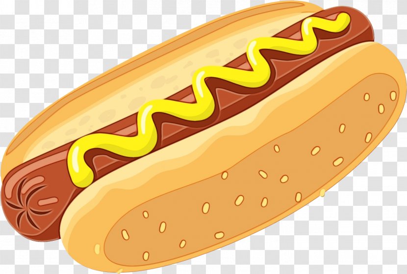 Junk Food Cartoon - Vienna Sausage - Cuisine Dodger Dog Transparent PNG