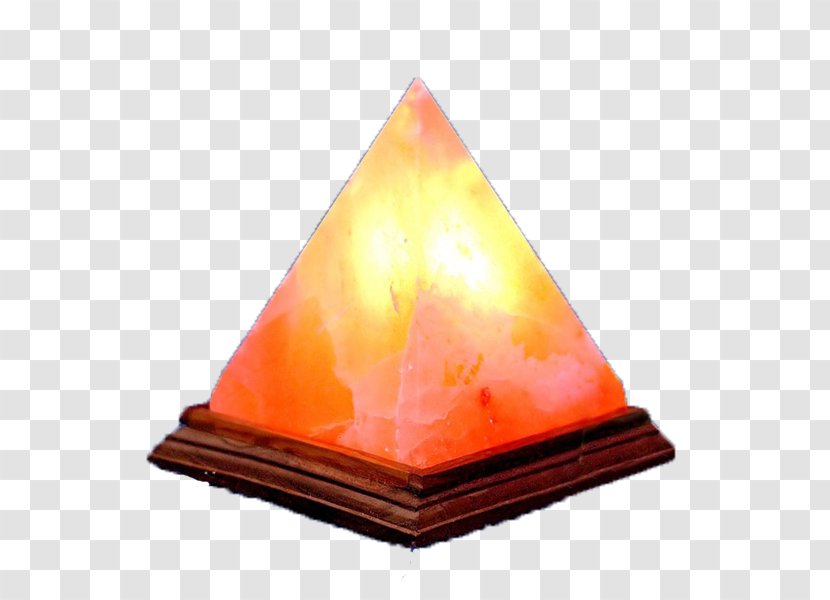 Egyptian Pyramids Geometric Shape Light Fixture Geometry - Incandescent Bulb - Salt Lamps Transparent PNG