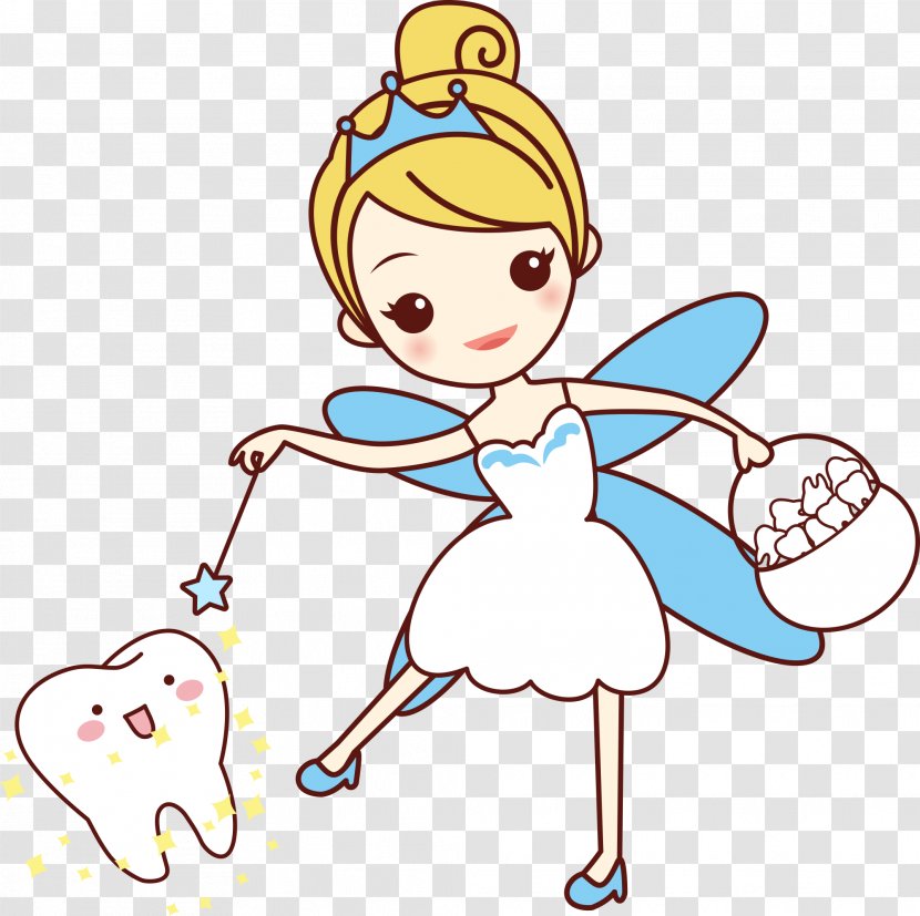 Tooth Fairy Human Dentistry Clip Art - Heart - Maiden Transparent PNG